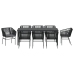 Set de 5 Negro, Gris oscuro