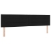 cabecero LED  Diseño de Líneas Negro 200 cm Tela