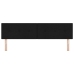 Cabecera LED acolchada negra 90 cm tela
