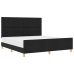 Estructura de Cama  Negra 180x200 cm de Tela