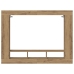 Cabinet de TV Wall-Mounted de  en Roble Artesanal 152x22x113 cm