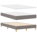 Cama Box Spring con Colchón Topo 120x200 cm Tela
