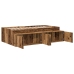 Cama de Almacenamiento Madera Envejecida 100x200 cm