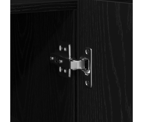 Aparador  Roble negro Madera engineered 116 x 30 x 75 cm