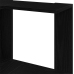 Estante Esquinero  de 5 Niveles en Roble Negro 50x50x179 cm de Madera
