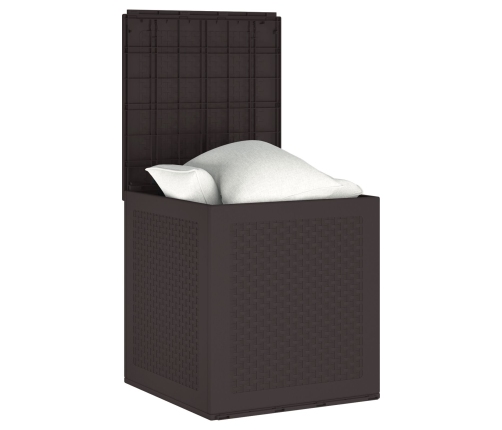 Caja de Almacenamiento Marrón 55x53x57 cm PP