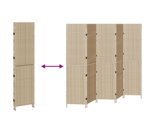 Divisores de habitaciones  Beige Madera Grande Plegable