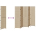 Divisores de habitaciones  Beige Madera Grande Plegable
