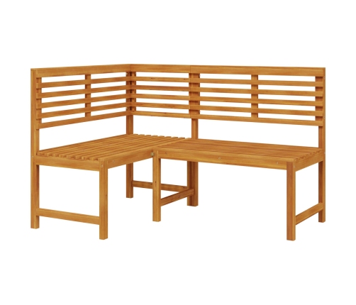 Conjunto de Comedor de Jardín de Acacia de 4 Piezas
