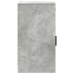 Mueble de Entrada Gris Concreto 40x41x75 cm Madera Elaborada