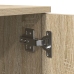 Gabinete de almacenamiento  de roble Sonoma 118x41x40 cm en madera de ingeniería