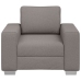 Sillón  en Taupe - 59 cm de tela