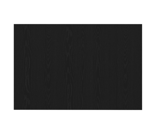 Cabecero de cama  Negro Roble 120x1,5x80 cm Madera de ingeniería