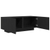 Armario de TV  Negro Roble 100x35x40 cm Madera Ingenierizada