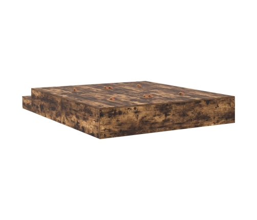Cama  Roble Ahumado 200x200 cm
