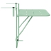 Mesa Colgante al Aire Libre  - Verde Menta, 60 x 39 x 50 cm, Acero