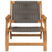 Sillas de Jardín  2 pcs Gris 67x77x73 cm Madera Maciza de Acacia