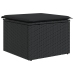 Conjunto de Sofá de Jardín  Set de 7 Negro