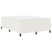 Cama Box Spring con Colchón Crema 160x200 cm Tela de Corduroy