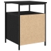 Mesitas de Noche  2 pcs Negro Roble 44x45x60 cm Madera Elaborada