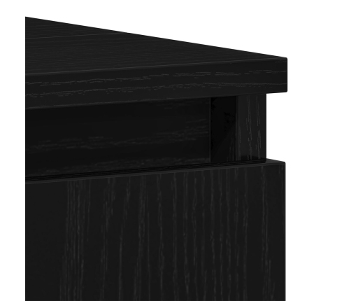 Gabinete para Lavabo  Roble Negro 58x33x60 cm Madera Elaborada