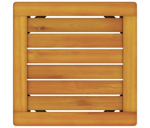 Tumbona  con mesa de madera de acacia, Tumbona  de madera de acacia