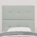 Cabecera LED Gris Claro 80 cm Terciopelo