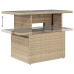 Conjunto de Sofá de Jardín de 7 Piezas con Cojines Beige Rattan