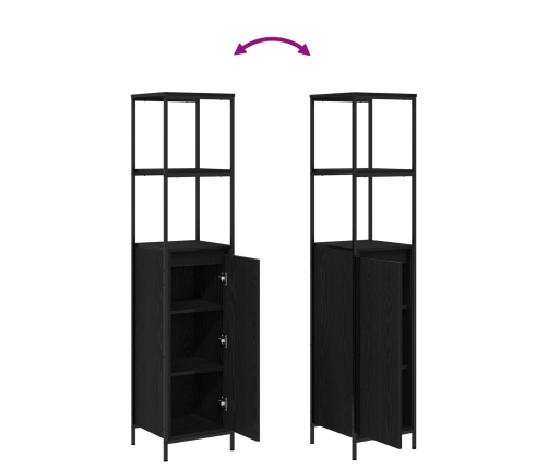 Juego de Muebles de Baño de 5 Piezas VidaXL en Madera de Roble Negra