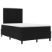 Cama tipo Box Spring con Colchón Negra 120x200 cm Tela