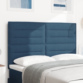 Cabecero LED  Diseño Lineal Azul 72 cm Tela