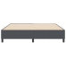 Cama Box Spring  Gris Oscuro Super King de Tela de Corduroy