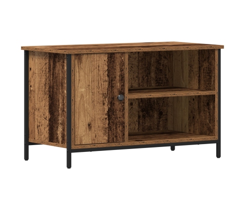 Cabinet de TV  Madera Vieja 80x40x50 cm Madera Ingenierizada y Acero