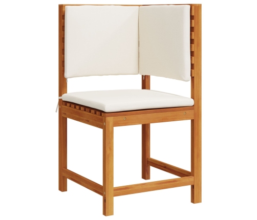 Conjunto de Comedor de Jardín de 5 Piezas de Madera Maciza de Acacia