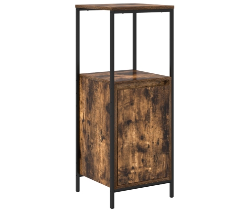 Conjunto de muebles de baño de 3 piezas en roble ahumado y madera elaborada