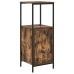 Conjunto de muebles de baño de 3 piezas en roble ahumado y madera elaborada