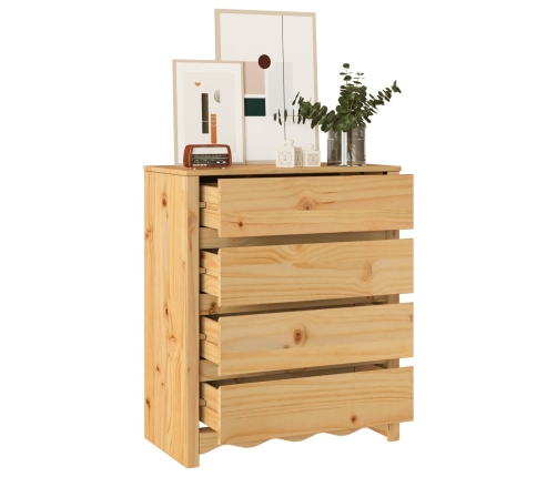 Cajonera  ""DRAMMEN"" 76,5x40x91 cm Madera Sólida de Pino