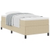 Estructura de Cama Verde Claro Gris 90x190 cm Tela de Pana