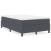 Cama Box Spring  Gris Oscuro 120x200 cm Tela de Pana