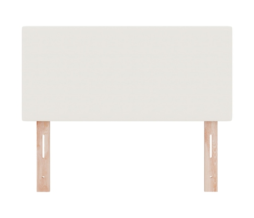 Cabecero de diseño liso crema 90 cm tejido de corduroy