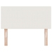 Cabecero de diseño liso crema 90 cm tejido de corduroy