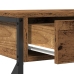 Mesa Consola  de Madera Vieja 100x28x75 cm de Madera Ingenierizada y Acero