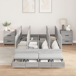 Marco de Cama  Grey Sonoma 120x200 cm