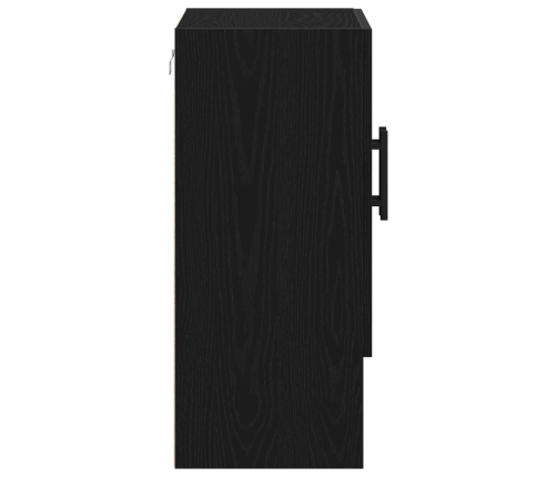 Gabinete de Pared  de Roble Negro 60x31x70 cm en Madera Ingenierizada