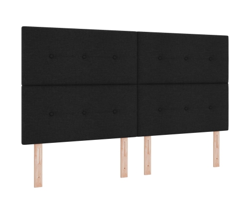 Estructura de Cama  Negra 180x200 cm de Tela