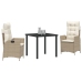 Set de 2 Beige y Blanco Crema
