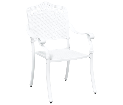 Silla de Exterior  Blanca Metal 62 x 64 x 93 cm Duradera