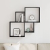 Armario de pared  Negro Roble 80x15x78,5 cm Madera de ingeniería