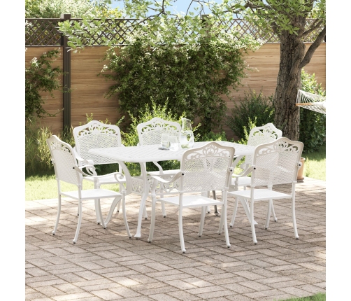 Juego de 4 Blanco Aluminio fundido Grande Inlays decorativos