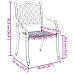 Sillas de Jardín  2 pcs de Aluminio Fundido Blanco